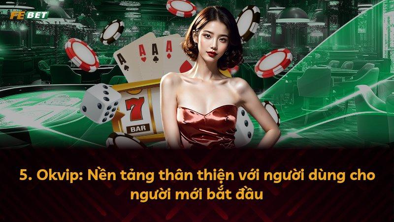 5. Okvip: Nền tảng thân thiện với người dùng cho người mới bắt đầu
