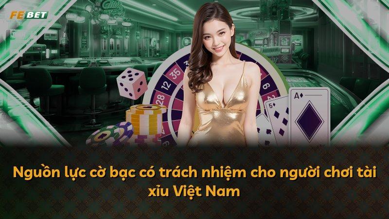 Nguồn lực cờ bạc có trách nhiệm cho người chơi tài xỉu Việt Nam