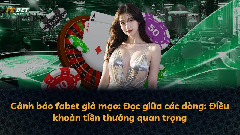 Cảnh báo fabet giả mạo: Đọc giữa các dòng: Điều khoản tiền thưởng quan trọng