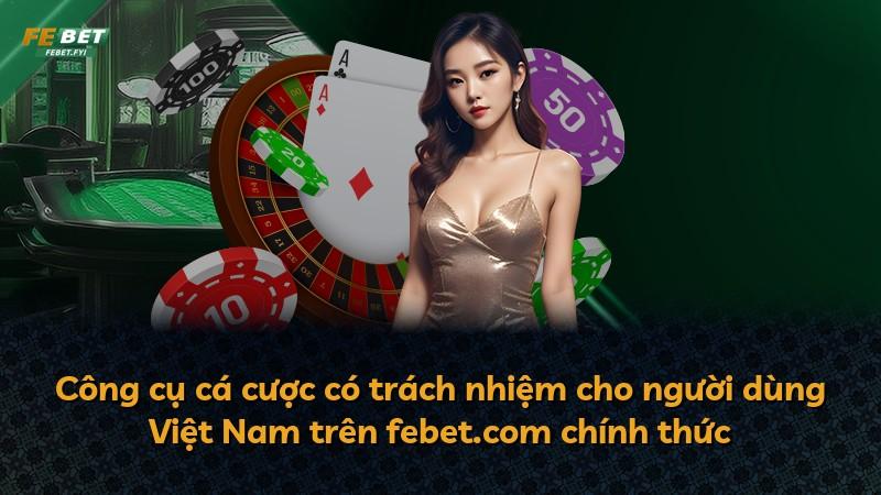 Công cụ cá cược có trách nhiệm cho người dùng Việt Nam trên febet.com chính thức