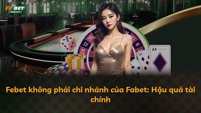 Febet không phải chi nhánh của Fabet: Hậu quả tài chính