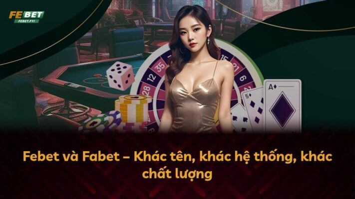 Febet và Fabet – Khác tên, khác hệ thống, khác chất lượng
