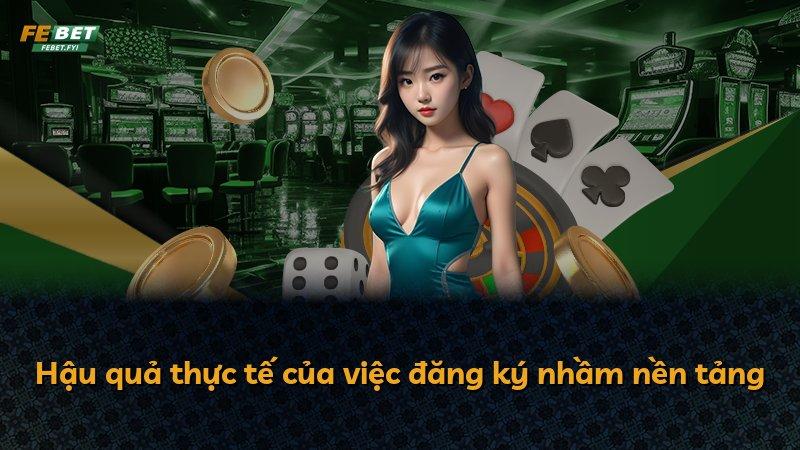 Hậu quả thực tế của việc đăng ký nhầm nền tảng