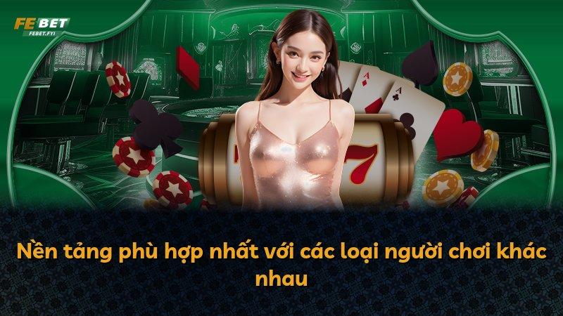 Nền tảng phù hợp nhất với các loại người chơi khác nhau
